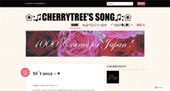 Desktop Screenshot of cherrytreesong.wordpress.com