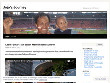 Tablet Screenshot of jojoraharjourney.wordpress.com
