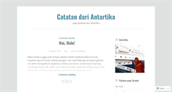 Desktop Screenshot of catatandariantartika.wordpress.com