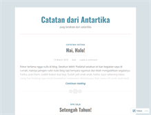 Tablet Screenshot of catatandariantartika.wordpress.com