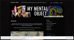 Desktop Screenshot of mymentalobject.wordpress.com