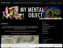 Tablet Screenshot of mymentalobject.wordpress.com