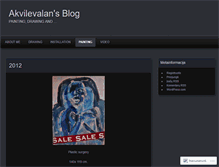 Tablet Screenshot of akvilevalan.wordpress.com
