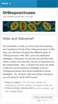 Mobile Screenshot of orthopoxviruses.wordpress.com