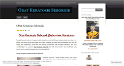 Desktop Screenshot of obatkeratosisseboroik.wordpress.com