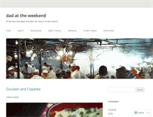 Tablet Screenshot of dadattheweekend.wordpress.com