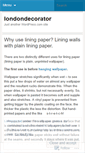 Mobile Screenshot of londondecorator.wordpress.com