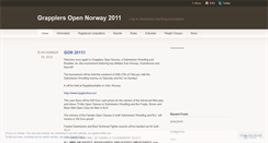 Desktop Screenshot of gon2011.wordpress.com