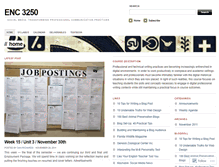 Tablet Screenshot of enc3250.wordpress.com