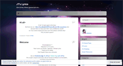Desktop Screenshot of jtlyrics.wordpress.com