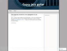 Tablet Screenshot of gypsyguitar.wordpress.com