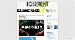 Desktop Screenshot of bossfightgamingblog.wordpress.com