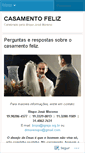 Mobile Screenshot of casamentofeliz.wordpress.com