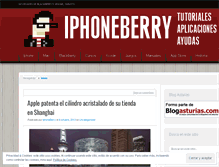 Tablet Screenshot of iphoneberry.wordpress.com