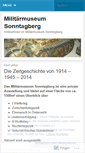 Mobile Screenshot of militaermuseum.wordpress.com