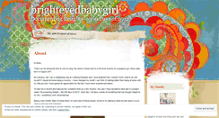 Desktop Screenshot of brighteyedbabygirl.wordpress.com