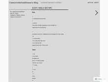 Tablet Screenshot of caseyevolutionfitness.wordpress.com