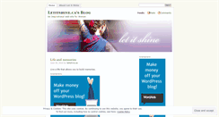 Desktop Screenshot of letitshinedotca.wordpress.com