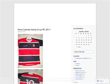 Tablet Screenshot of futeboldecamisa.wordpress.com