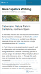 Mobile Screenshot of greenspain.wordpress.com