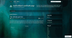 Desktop Screenshot of aardvarkians.wordpress.com