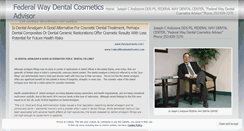 Desktop Screenshot of federalwaydentalcosmetics.wordpress.com