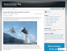 Tablet Screenshot of darrinlaviolette.wordpress.com