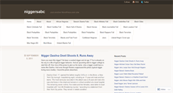 Desktop Screenshot of niggersabc.wordpress.com