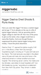 Mobile Screenshot of niggersabc.wordpress.com