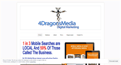 Desktop Screenshot of 4dragonsmedia.wordpress.com