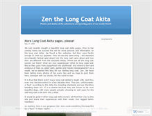 Tablet Screenshot of longcoatakita.wordpress.com