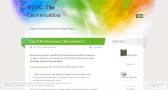 Desktop Screenshot of huhc.wordpress.com