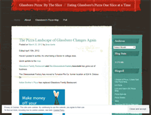 Tablet Screenshot of glassboropizza.wordpress.com