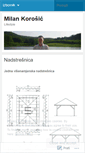 Mobile Screenshot of milankorosic.wordpress.com