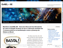 Tablet Screenshot of exnelsudeste.wordpress.com