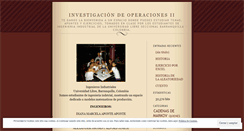 Desktop Screenshot of investigaciondeoperaciones2.wordpress.com