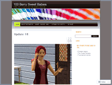 Tablet Screenshot of 100berrysweetbabies.wordpress.com