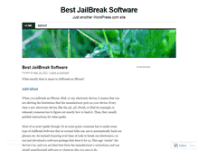 Tablet Screenshot of jailbreak25.wordpress.com