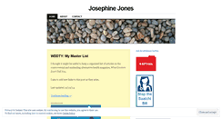 Desktop Screenshot of josephinejones.wordpress.com
