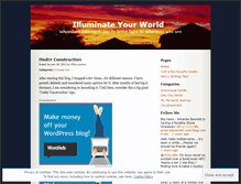 Tablet Screenshot of illuminateyourworld.wordpress.com