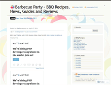 Tablet Screenshot of barbecueparty.wordpress.com