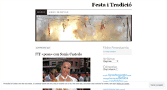 Desktop Screenshot of festaitradicio.wordpress.com