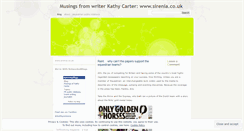 Desktop Screenshot of kathysirenia.wordpress.com