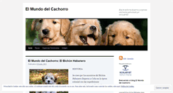 Desktop Screenshot of elmundodelcachorro.wordpress.com