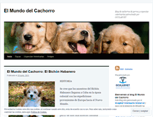 Tablet Screenshot of elmundodelcachorro.wordpress.com