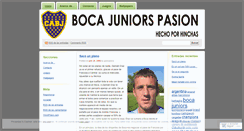 Desktop Screenshot of bocajuniorspasion.wordpress.com