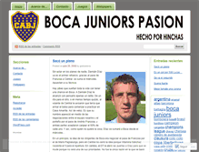 Tablet Screenshot of bocajuniorspasion.wordpress.com