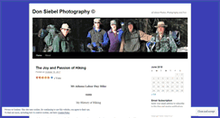 Desktop Screenshot of donsiebelphotography.wordpress.com