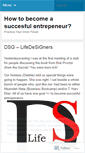 Mobile Screenshot of howtobecomeasuccesfulentrepeneur.wordpress.com