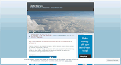Desktop Screenshot of digitalbigsky.wordpress.com